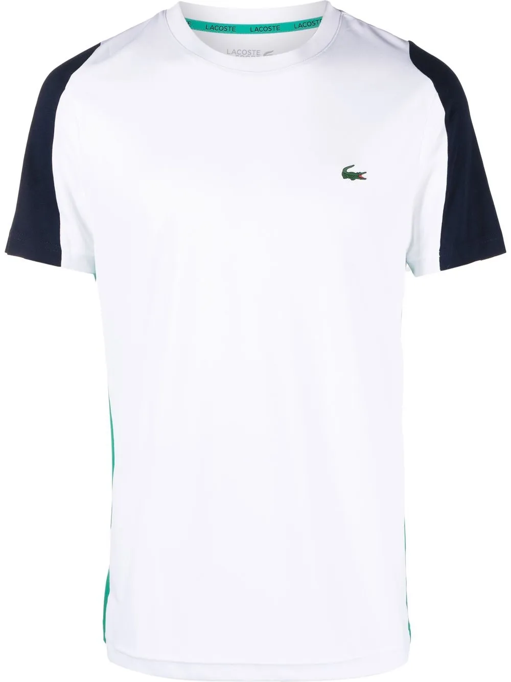 

Lacoste playera de manga corta con logo estampado - Blanco