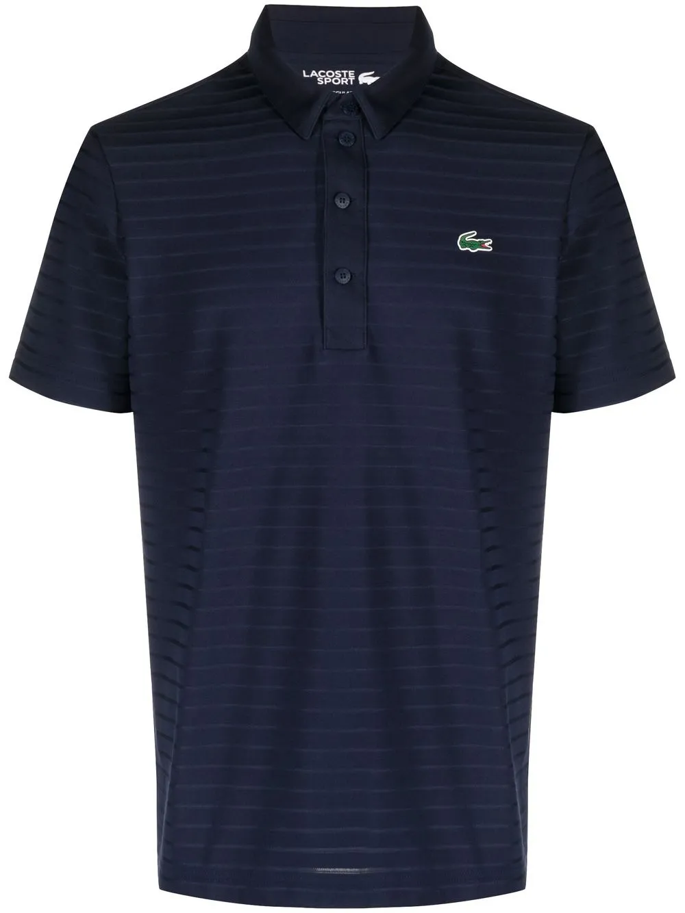 

Lacoste playera tipo polo con parche del logo - Azul