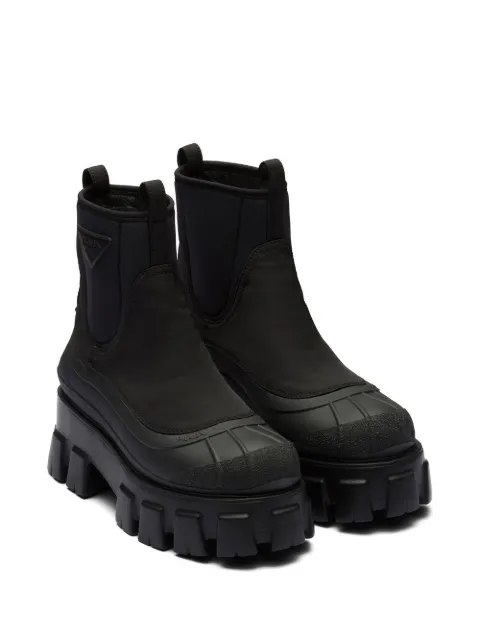 Prada Moonlith gabardine boots 1T933MFB0553LFV - 1