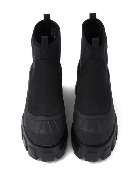 Prada Moonlith gabardine boots 1T933MFB0553LFV - 3
