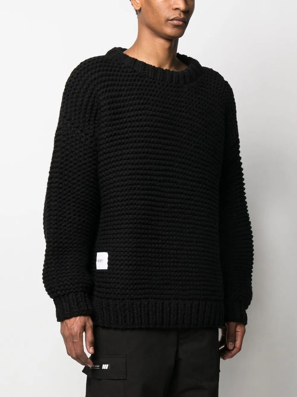 Wtaps HBT SWEATER BLACK ダブルタップス ウール ニット - ニット/セーター