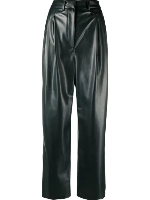 The Frankie Shop Pernille faux-leather trousers 