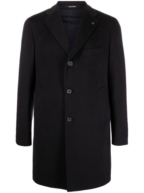 Tagliatore single-breasted cashmere coat Men