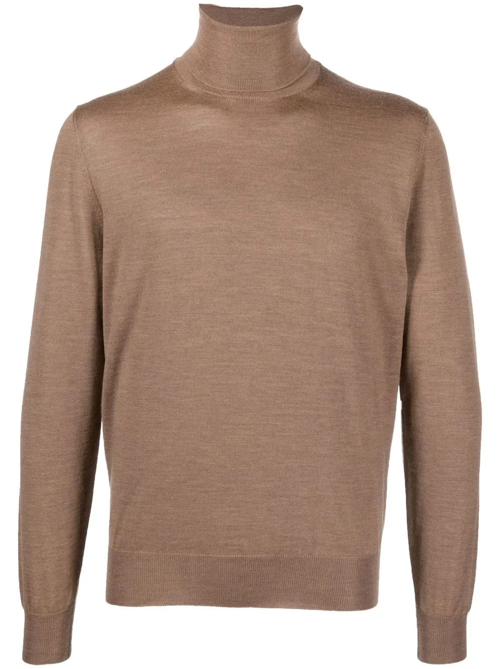 

Canali roll neck knitted sweater - Brown