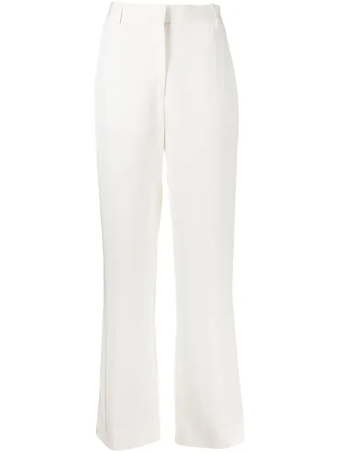 Victoria Beckham pantalones anchos con tiro alto