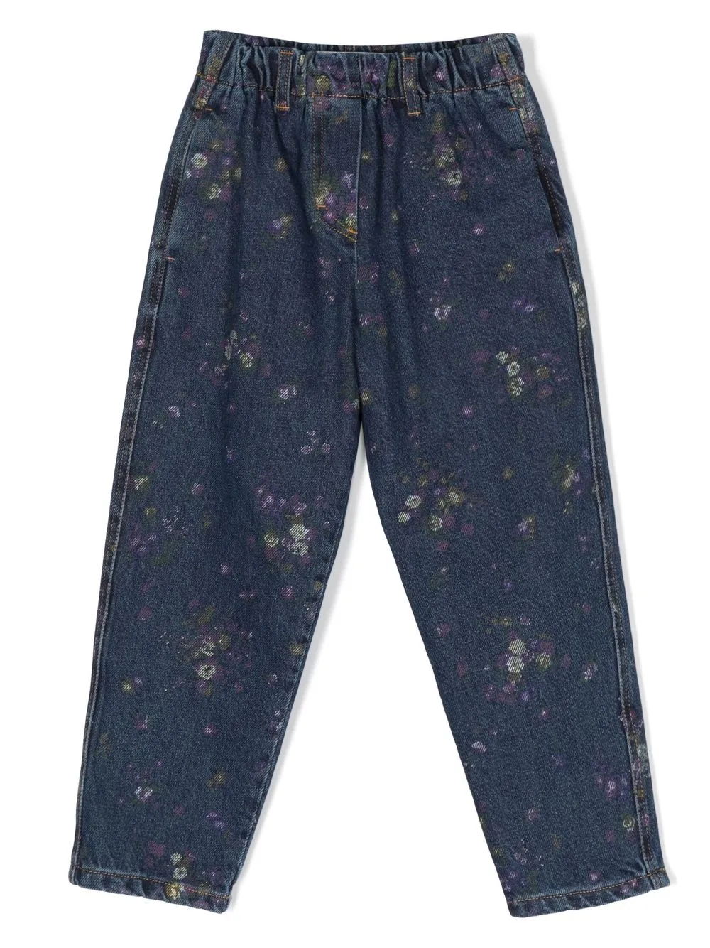 

Philosophy Di Lorenzo Serafini Kids jeans con estampado floral - Azul