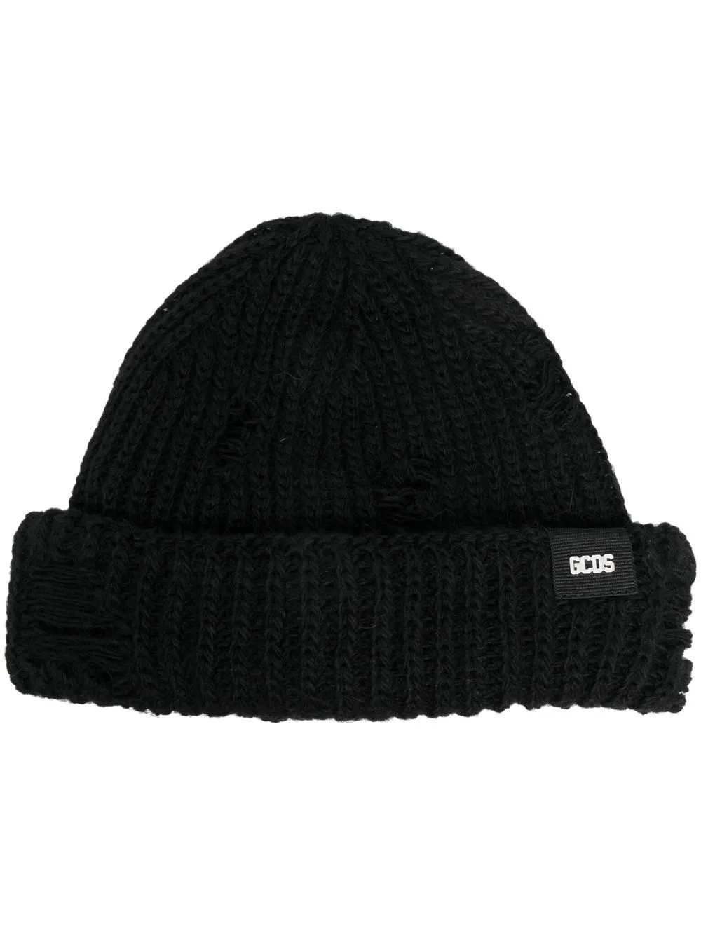 

Gcds gorro tejido de canalé - Negro