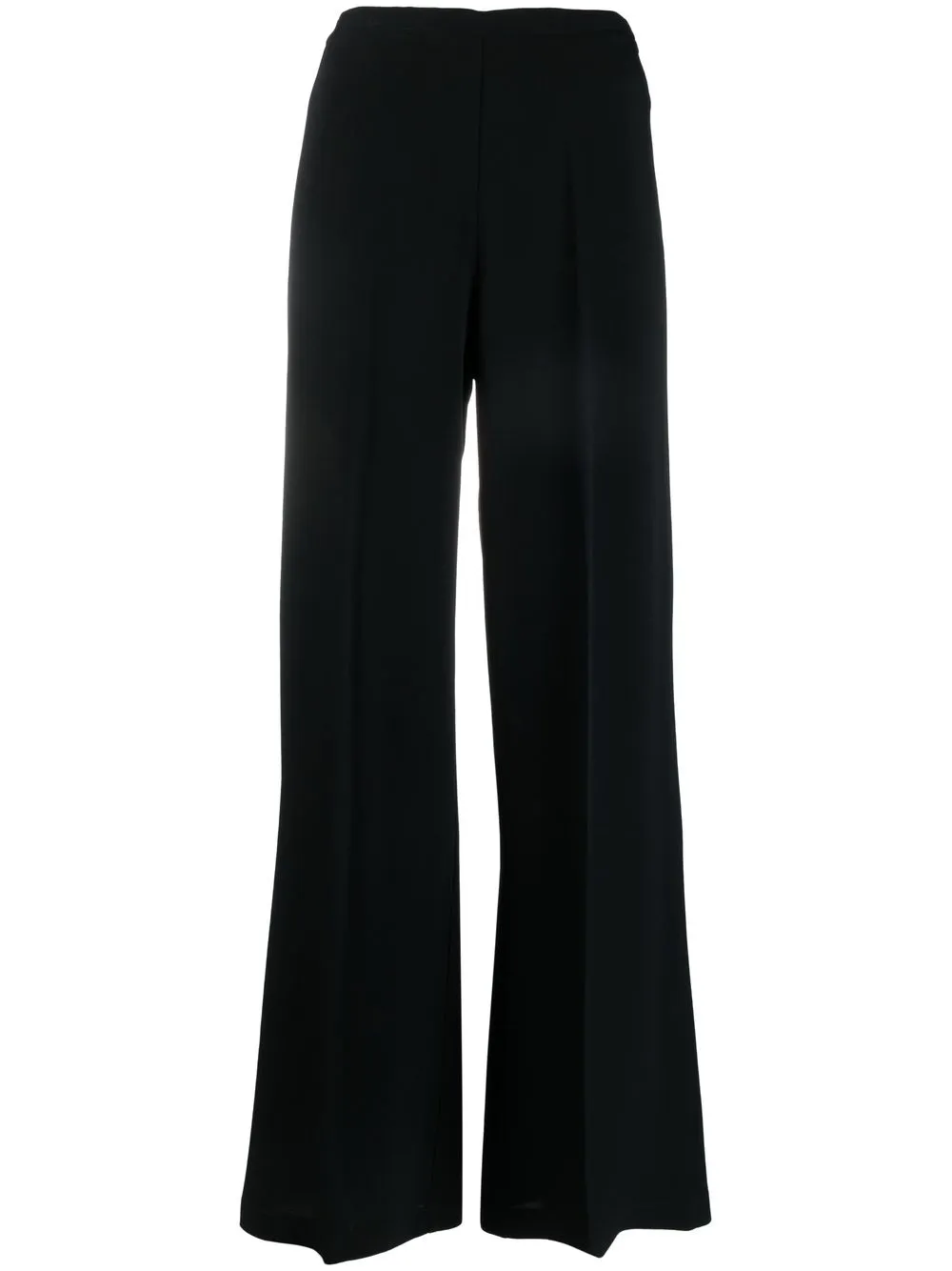 

Forte Forte pressed-crease flared trousers - Black