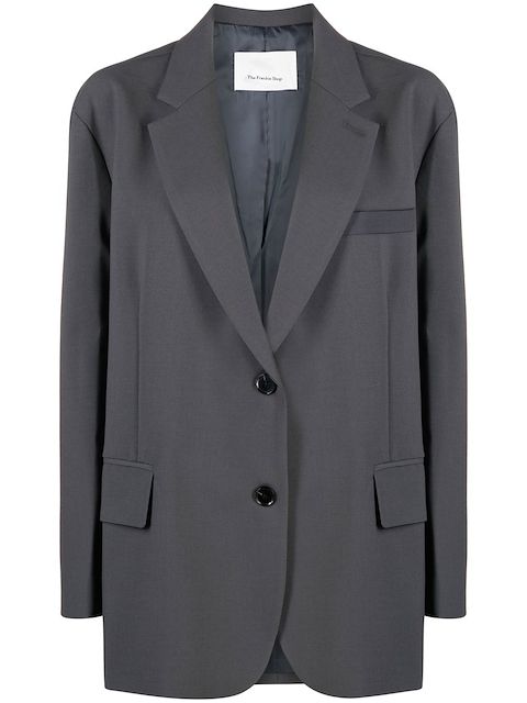 The Frankie Shop Bea single-breasted blazer