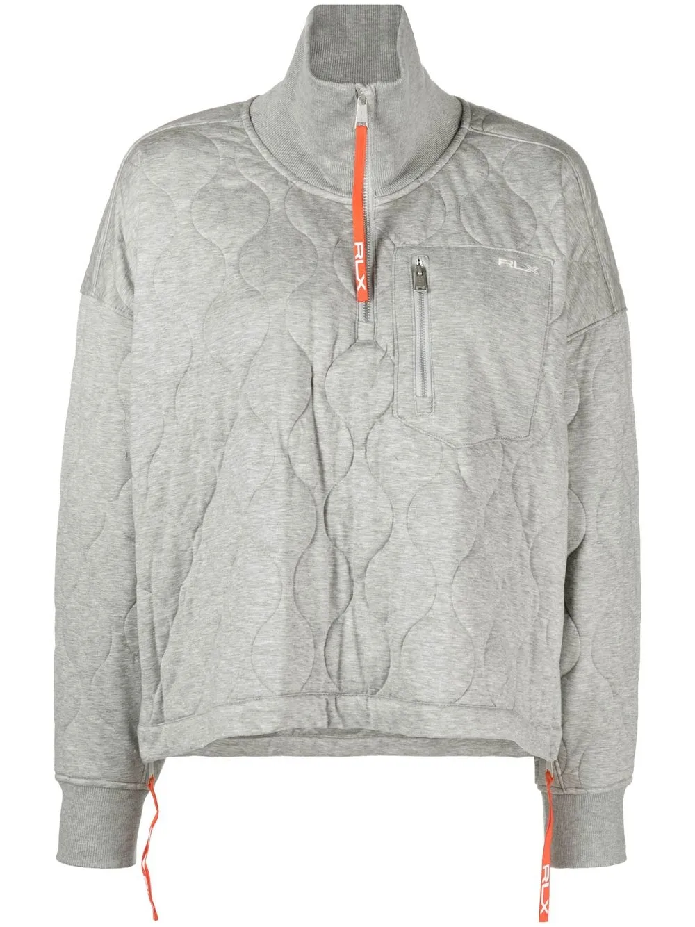 

Polo Ralph Lauren quilted half-zip sweatshirt - Grey