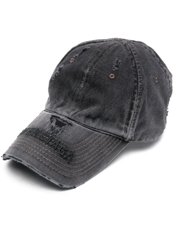 Diesel Distressed Denim Baseball Cap - Farfetch