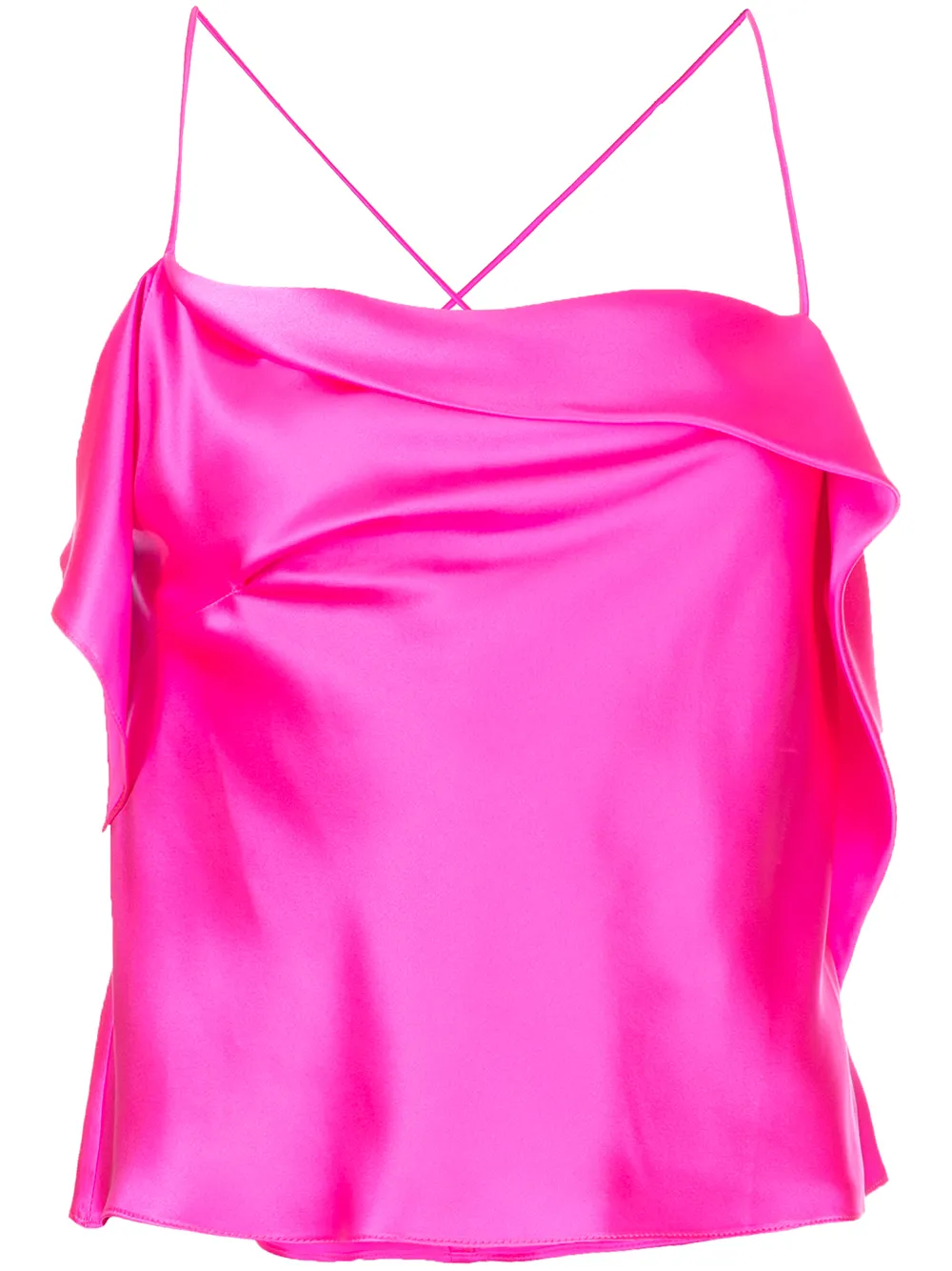 

Michelle Mason cowl neck cami top - Pink