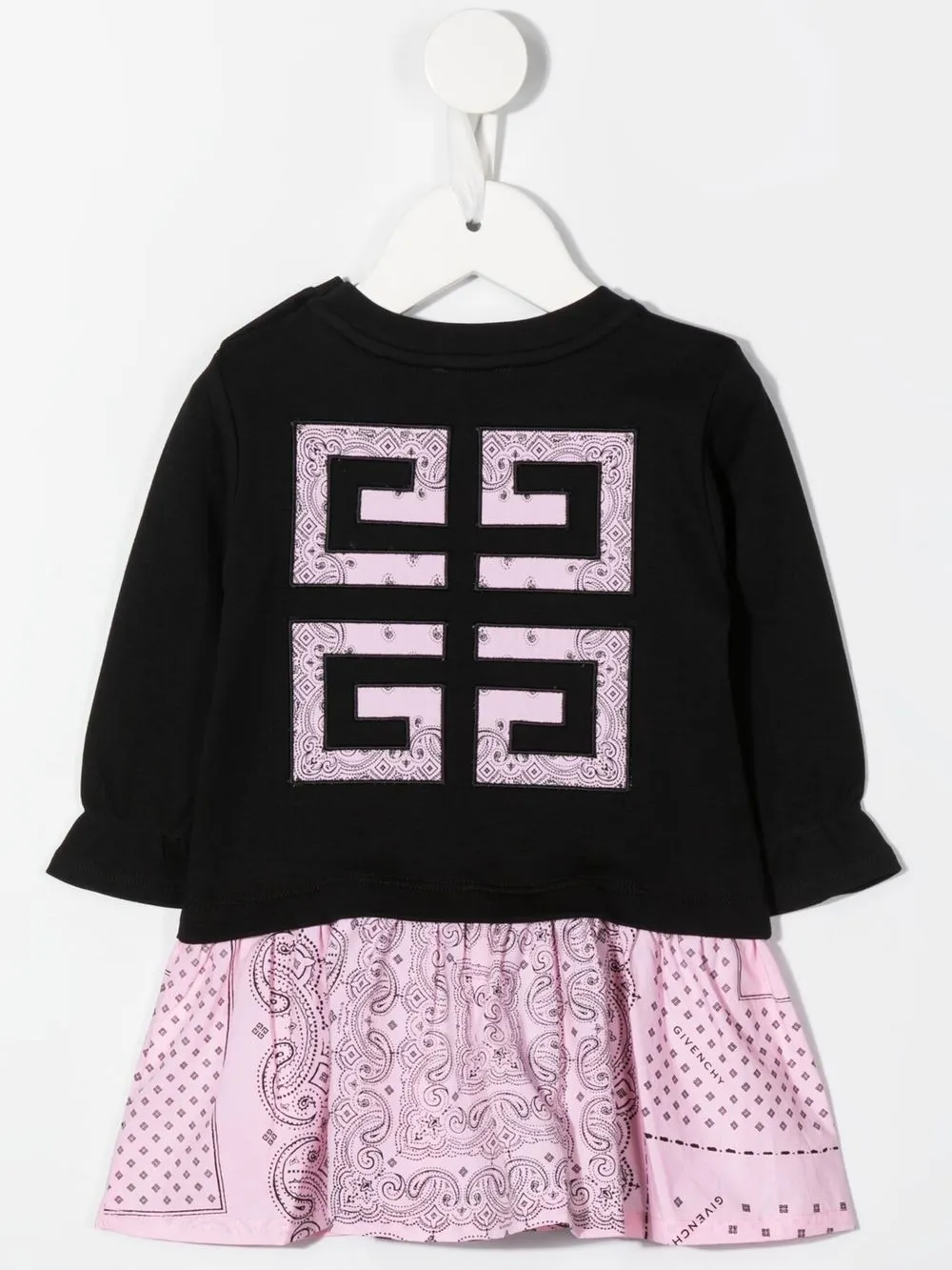 Givenchy Kids Jurk met print - Zwart