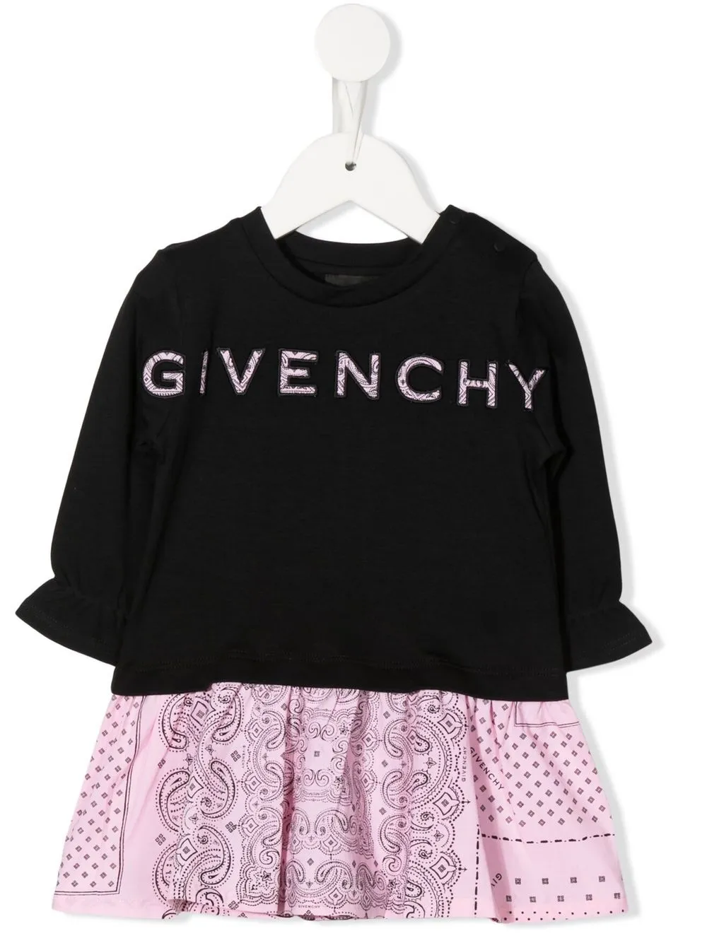 

Givenchy Kids 4G-print detail dress - Black