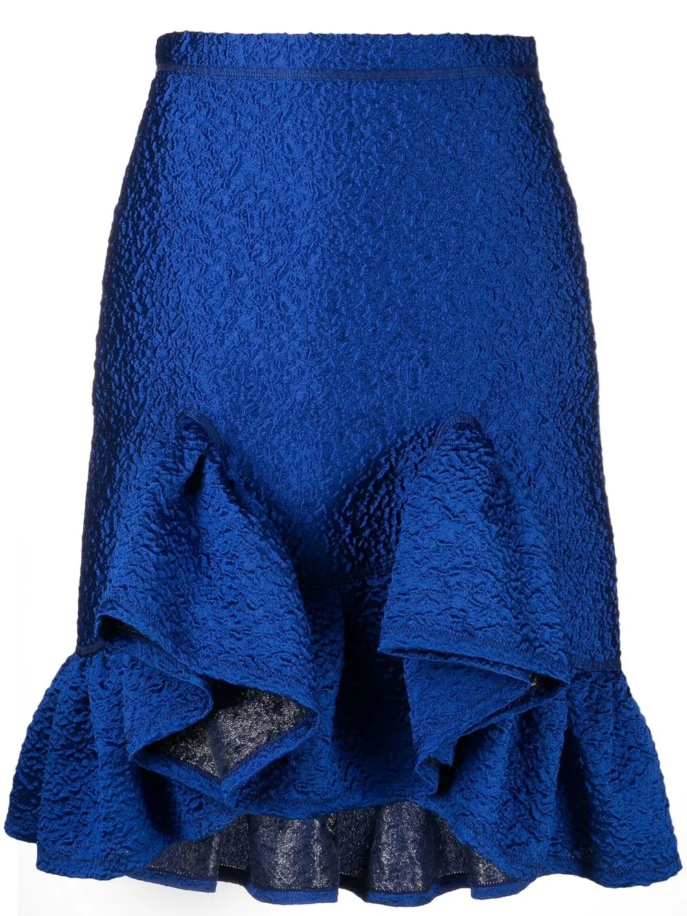 

Koché brocade ruffled skirt - Blue