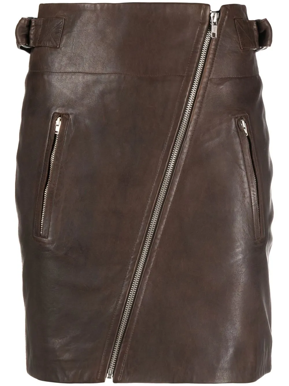 

Isabel Marant Étoile falda Bessie mini - Marrón