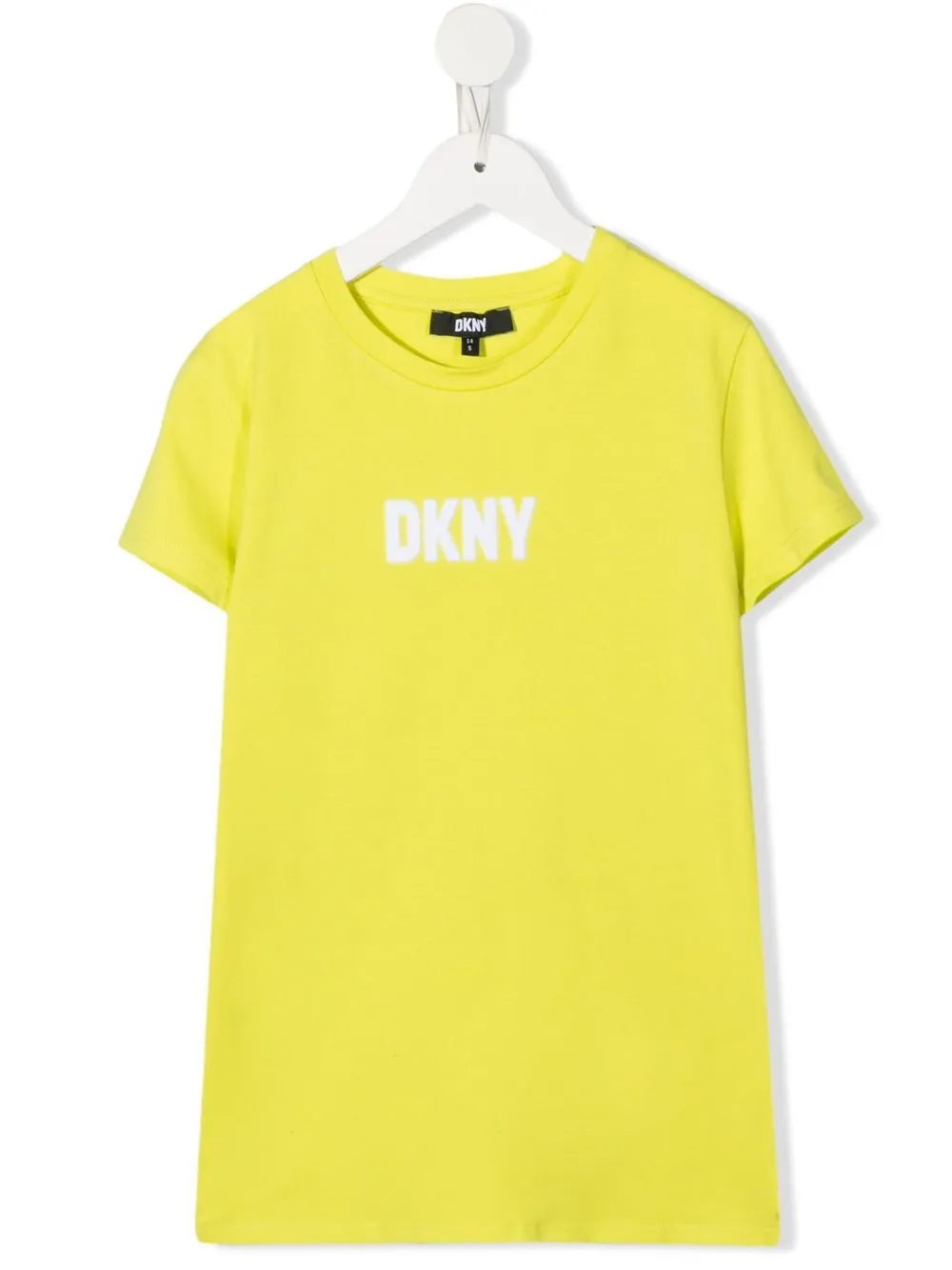 

Dkny Kids playera con logo estampado - Amarillo