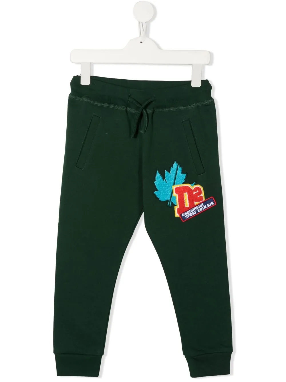 

Dsquared2 Kids pants con parche del logo - Verde