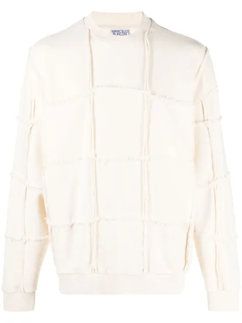 Marcelo Burlon County of Milan suéter con cuello redondo