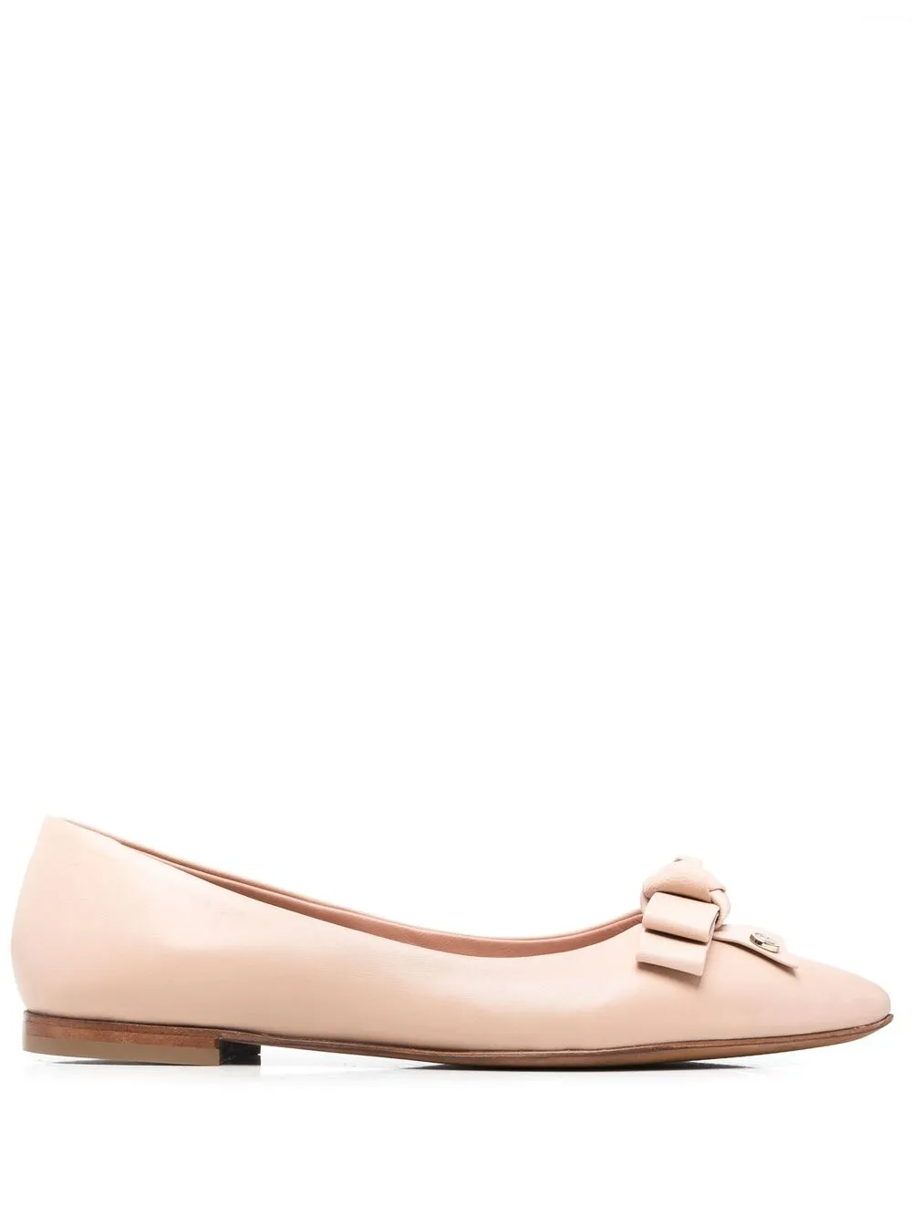 

Baldinini bow-embellished ballerina shoes - Pink