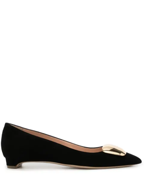 Rupert Sanderson Befda Pebble pointed-toe pumps