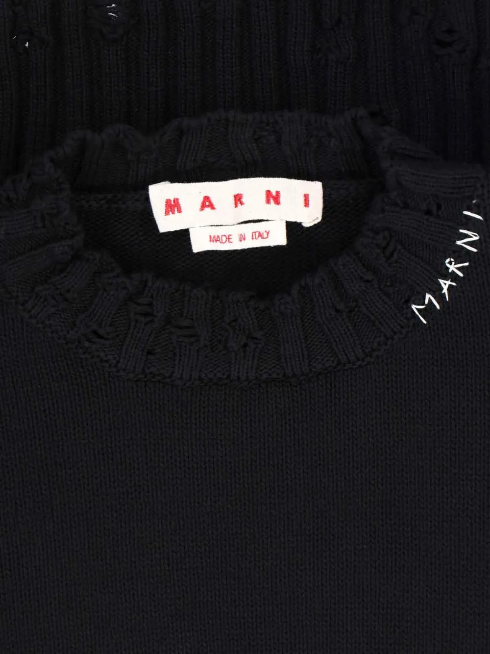 Marni Twisted プルオーバー | ブラック | FARFETCH JP