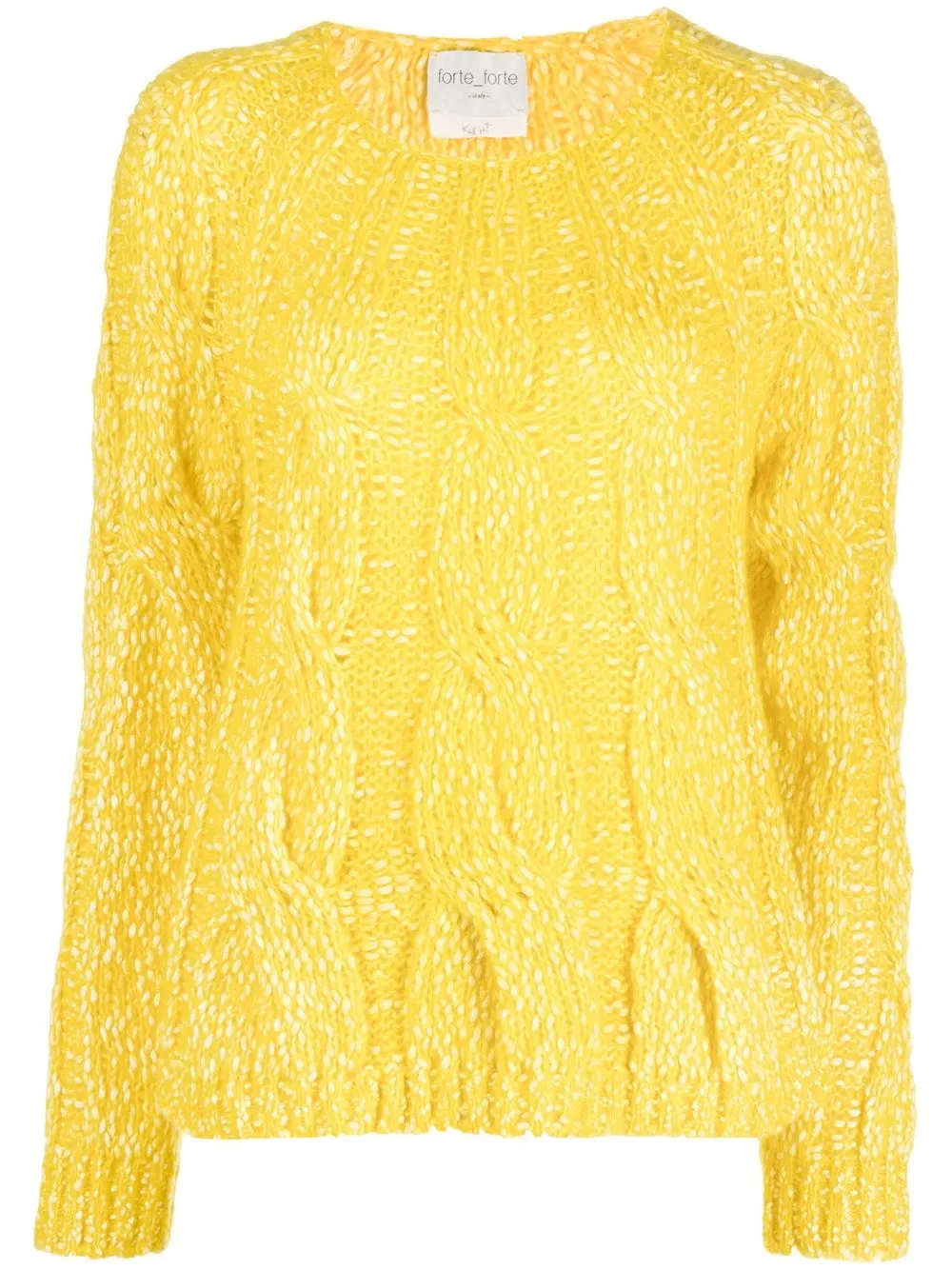 

Forte Forte suéter tejido de ochos moteado - Amarillo