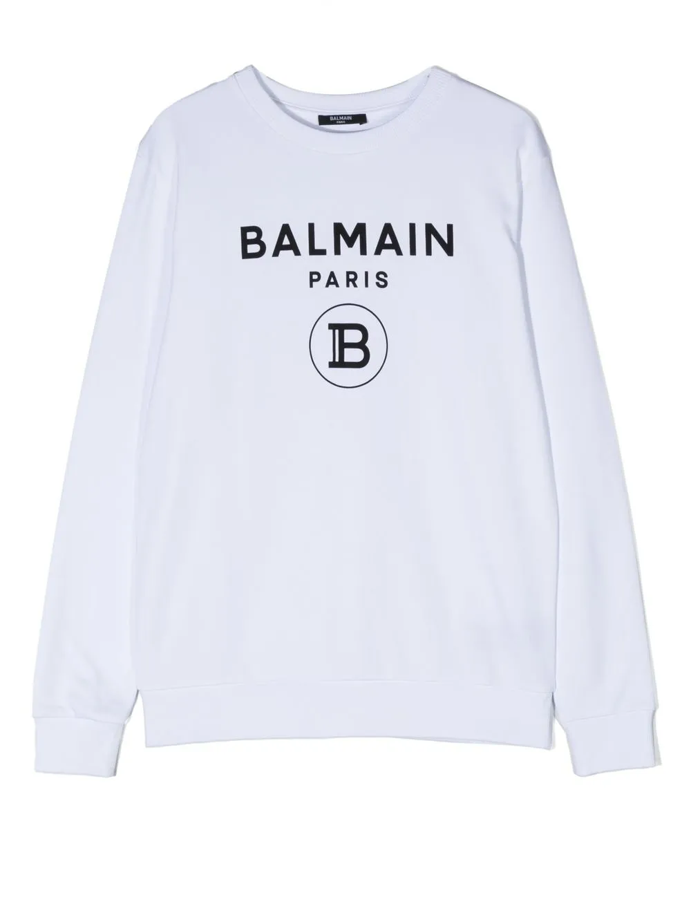 

Balmain Kids sudadera con logo estampado - Blanco