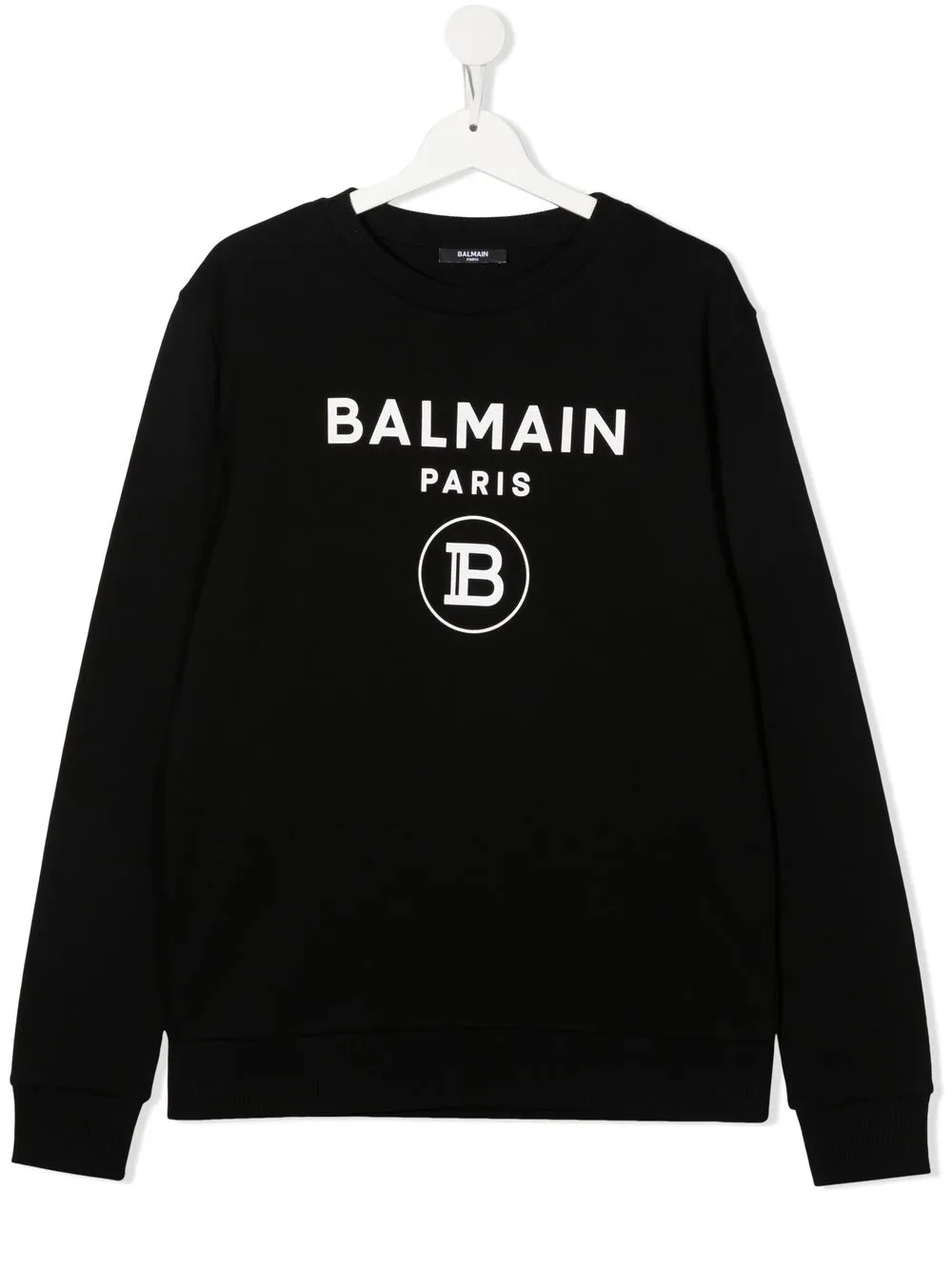 

Balmain Kids sudadera con logo estampado - Negro