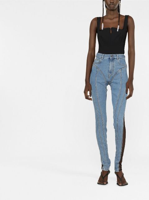 mugler skinny jeans