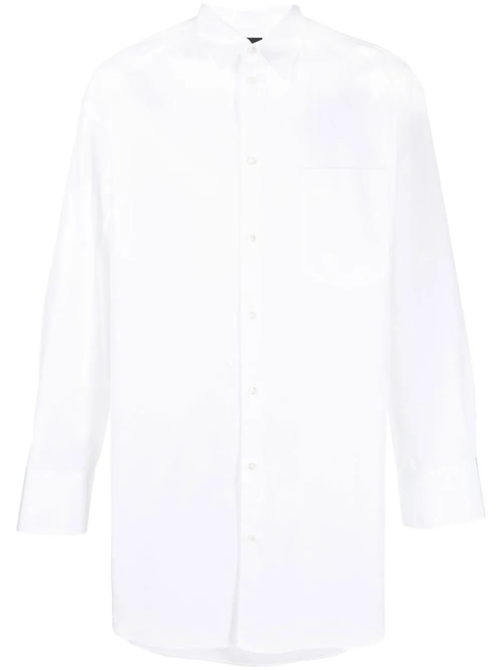 

ASPESI longline patch-pocket shirt - White