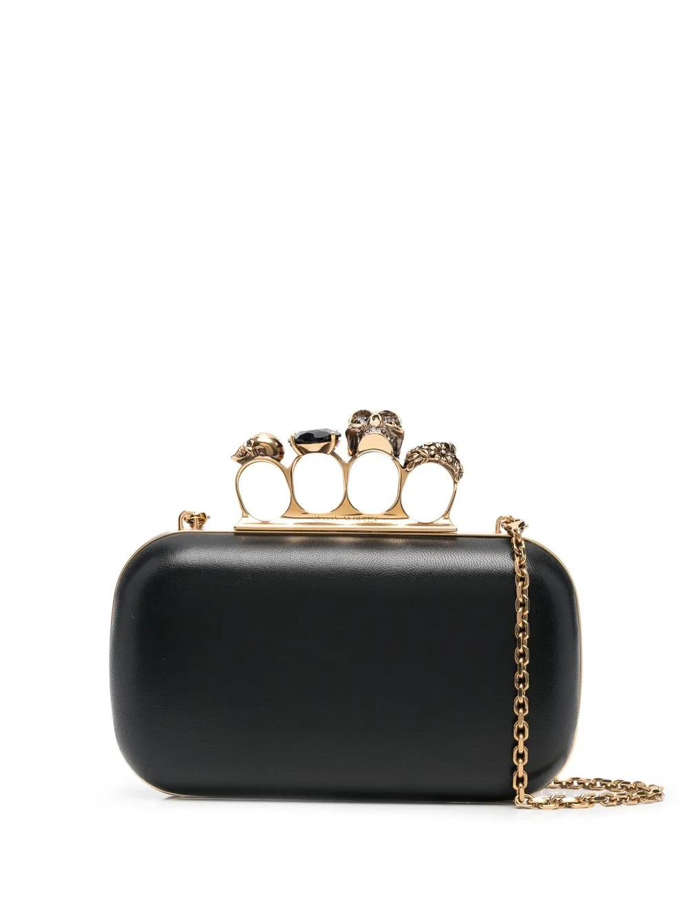 

Alexander McQueen bolsa de mano con motivo Skull - Negro