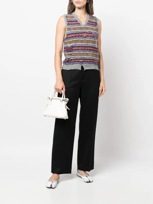 【MAISON MARGIELA】 5ACマイクロハンドバッグ ホワイト Maison Margiela 5AC ハンドバッグ M | ホワイト | FARFETCH JP