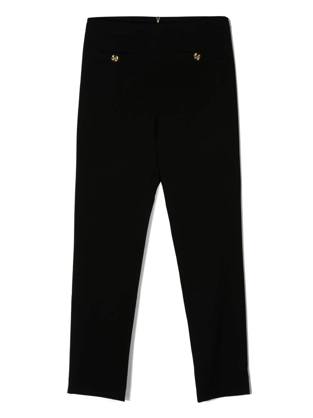 

Balmain Kids pantalones rectos con cierre - Negro