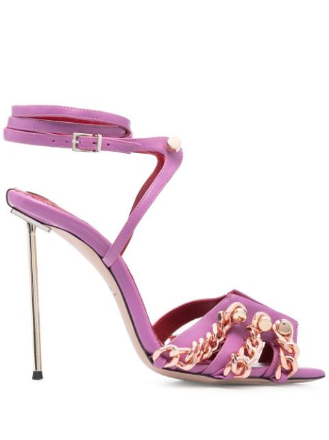 HARDOT chain-detail heeled sandals 