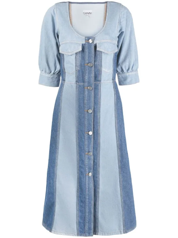 ganni organic cotton dress GANNI Pink Dress in Cotton