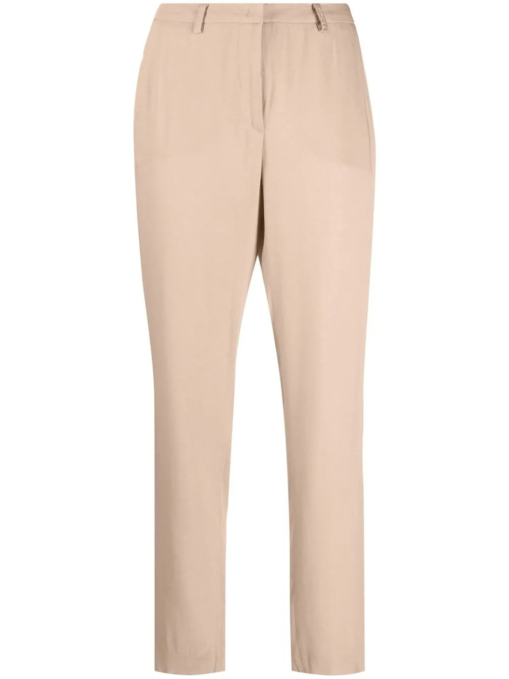 

Fabiana Filippi pantalones ajustados capri - Rosado