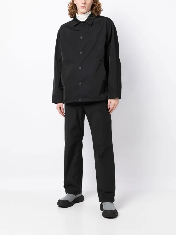 White Mountaineering Buttoned classic-collar Jacket | Blue 