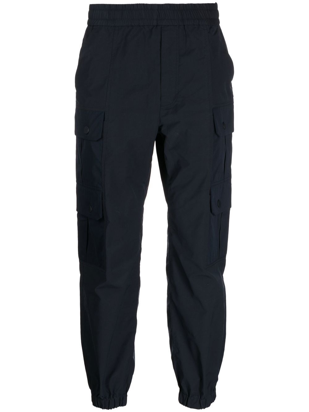 White Mountaineering Multiple-pockets Elasticated Band Pant In Blue