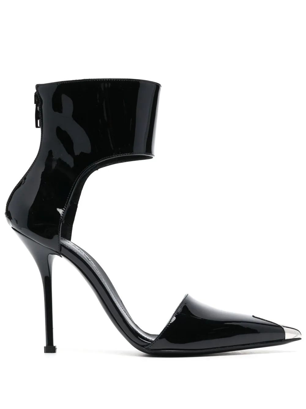 

Alexander McQueen Punk 105mm pointed-toe pumps - Black