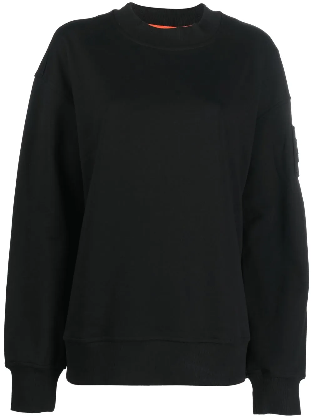 

Moose Knuckles sudadera con parche del logo - Negro