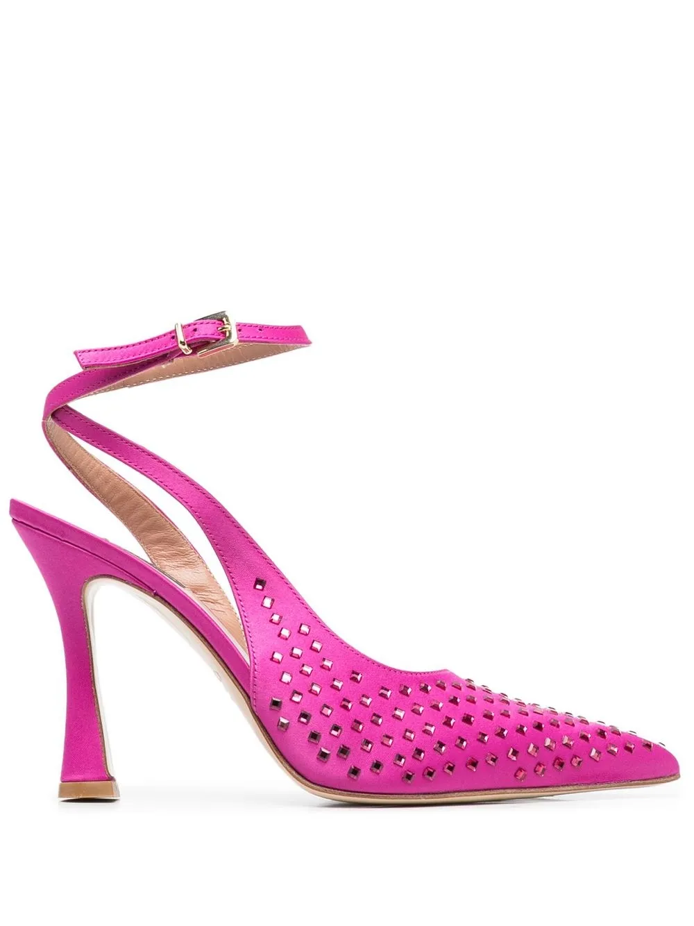 

PINKO tenis con detalles de strass - Rosado