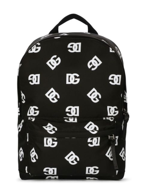 Dolce & Gabbana Kids DG-logo zip-up backpack