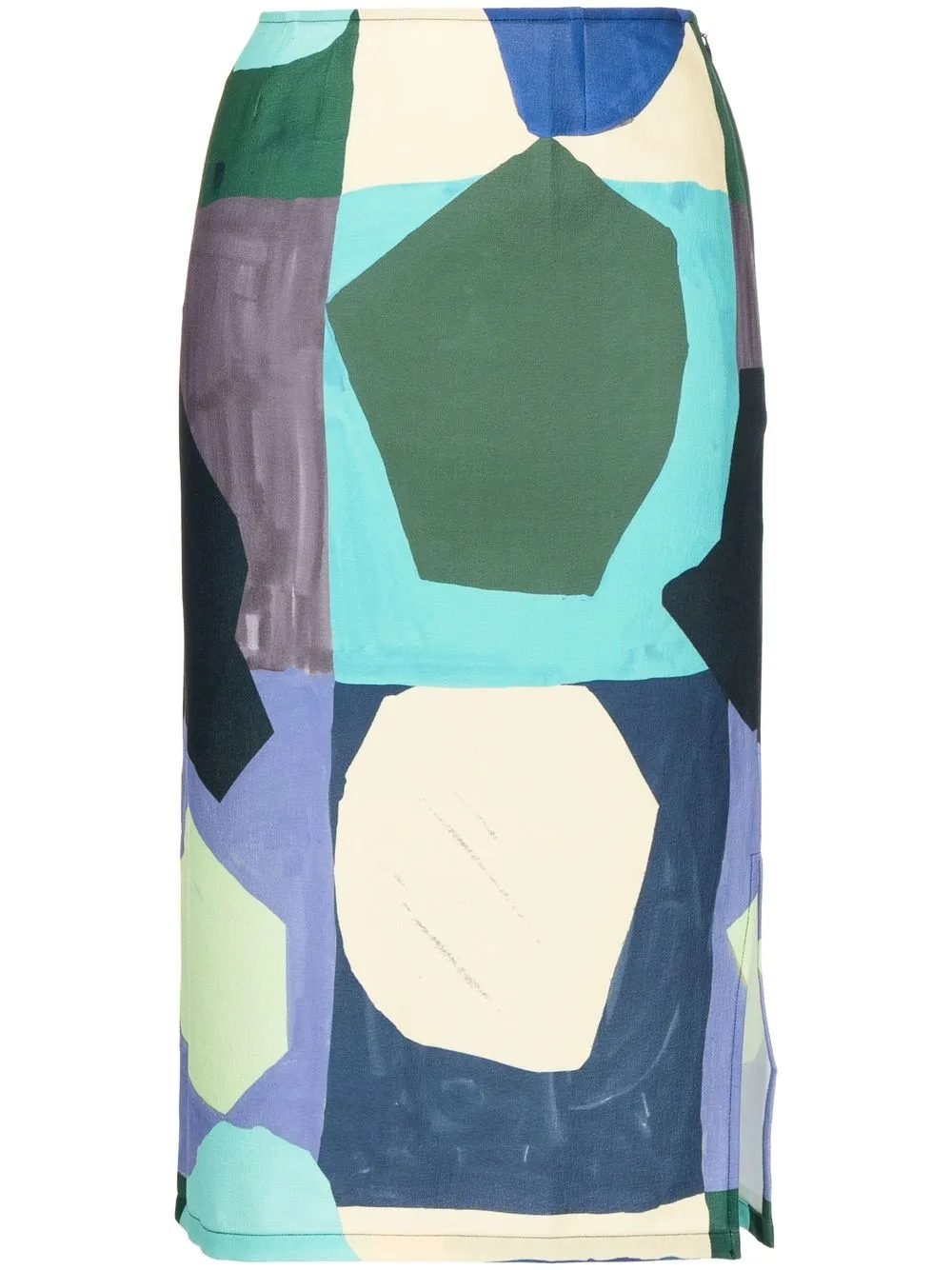 

Miaou Moni Abstraction midi skirt - Multicolour