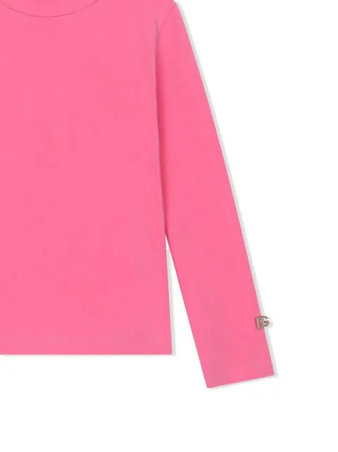Dolce & Gabbana Kids Interlock logo-tag T-shirt