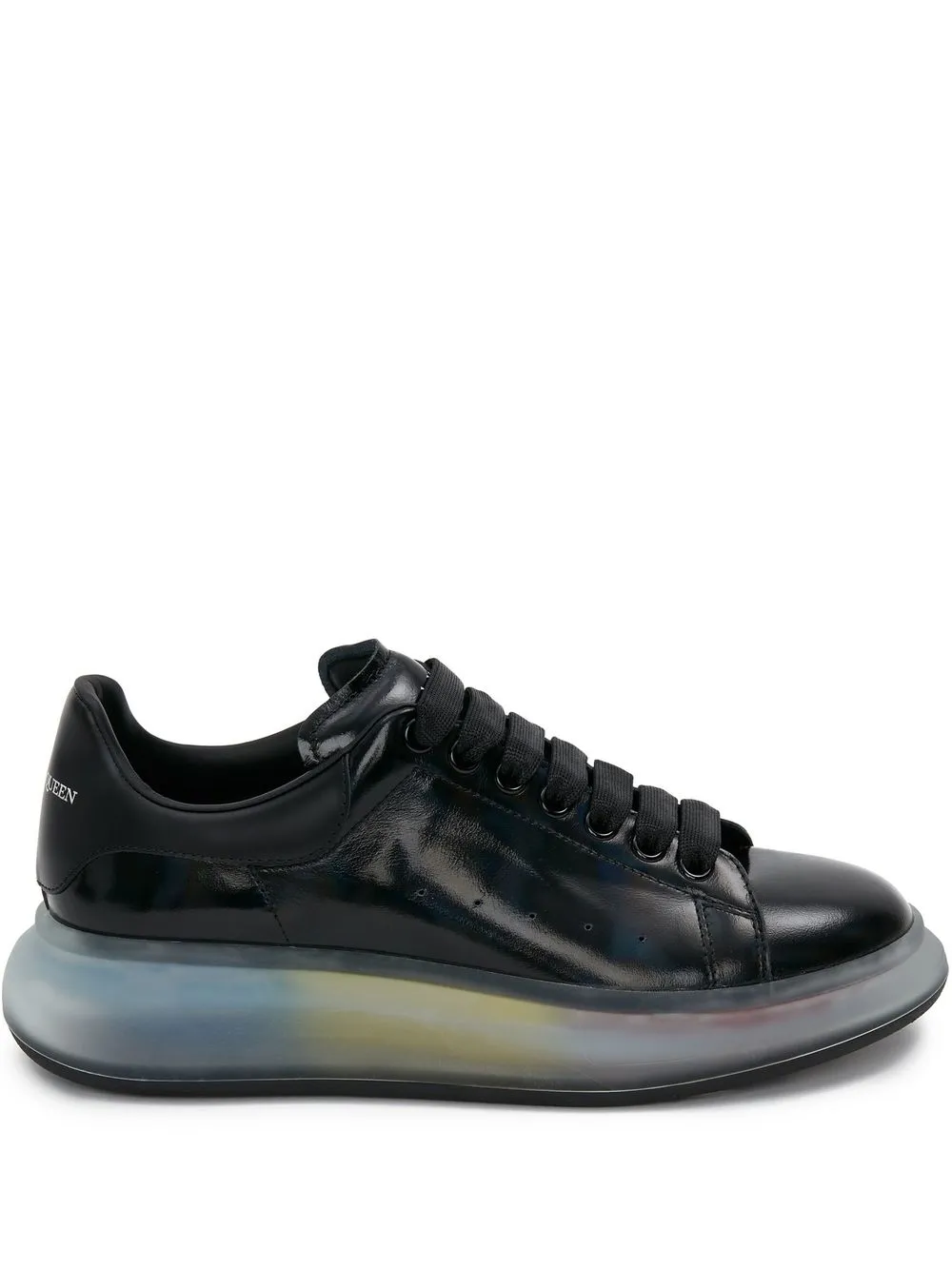 

Alexander McQueen tenis bajos Oversize - Negro