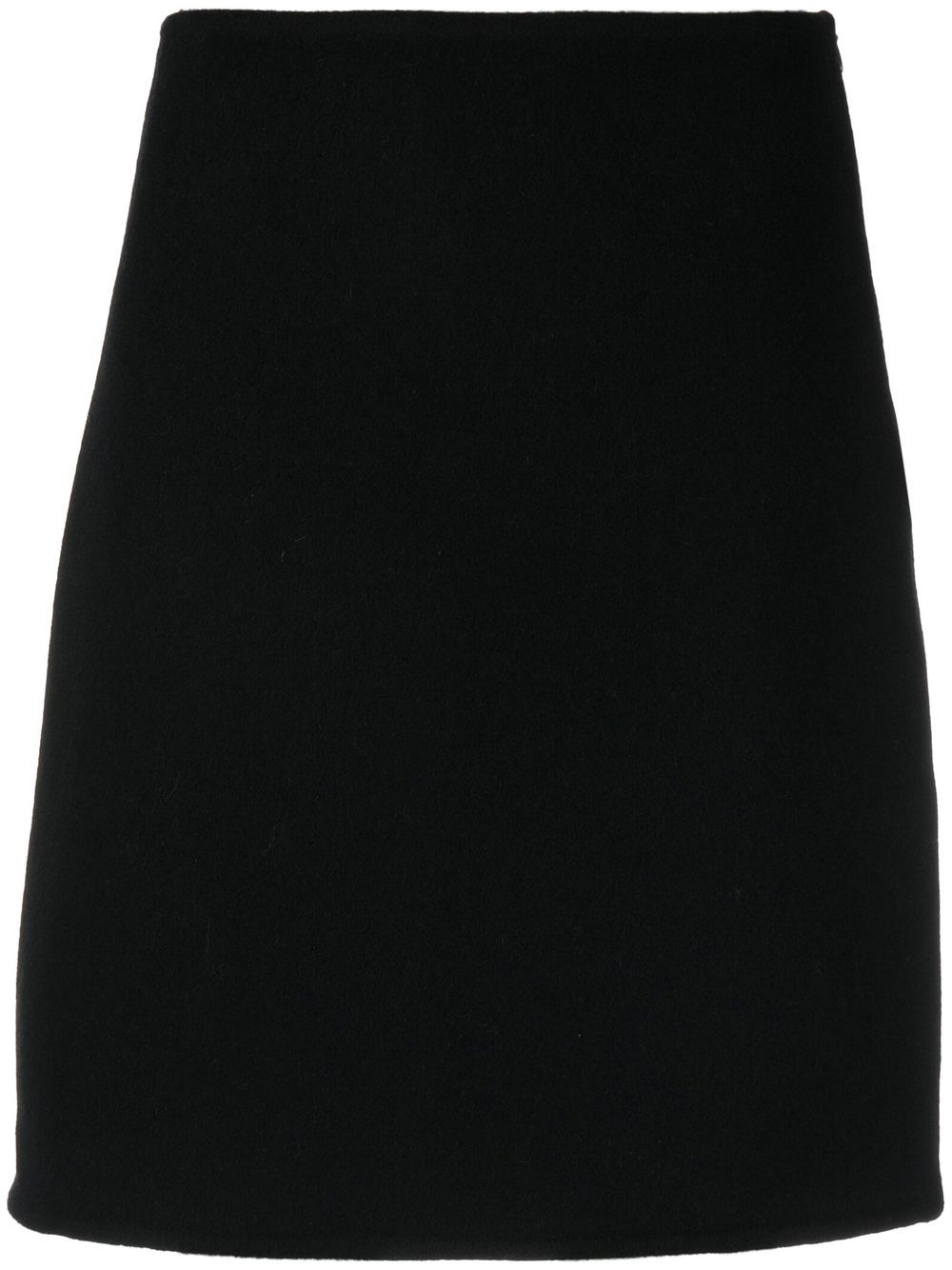 Ermanno Scervino high-waisted wool skirt - Black