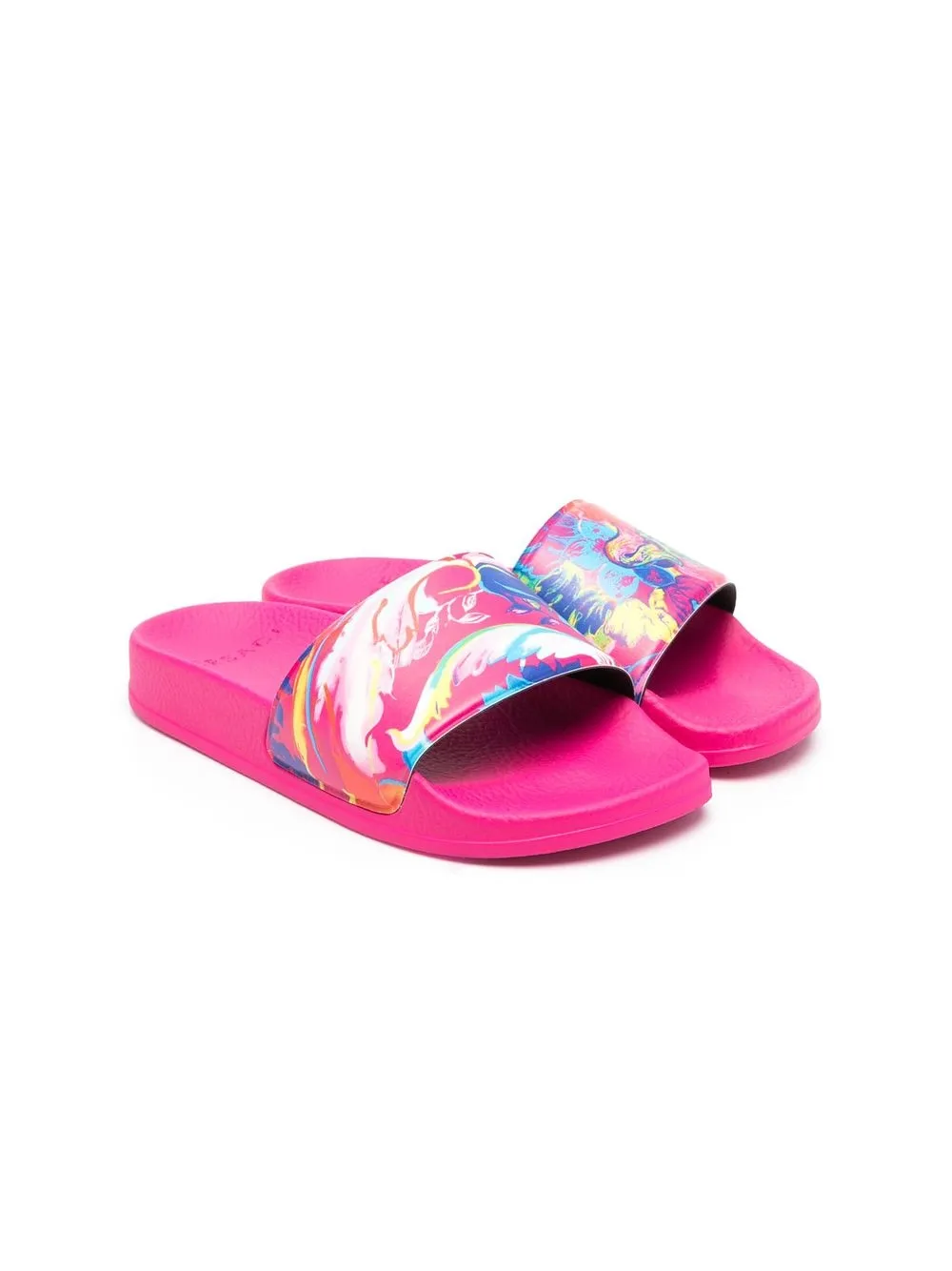 

Versace Kids flip flops estampados - Rosado