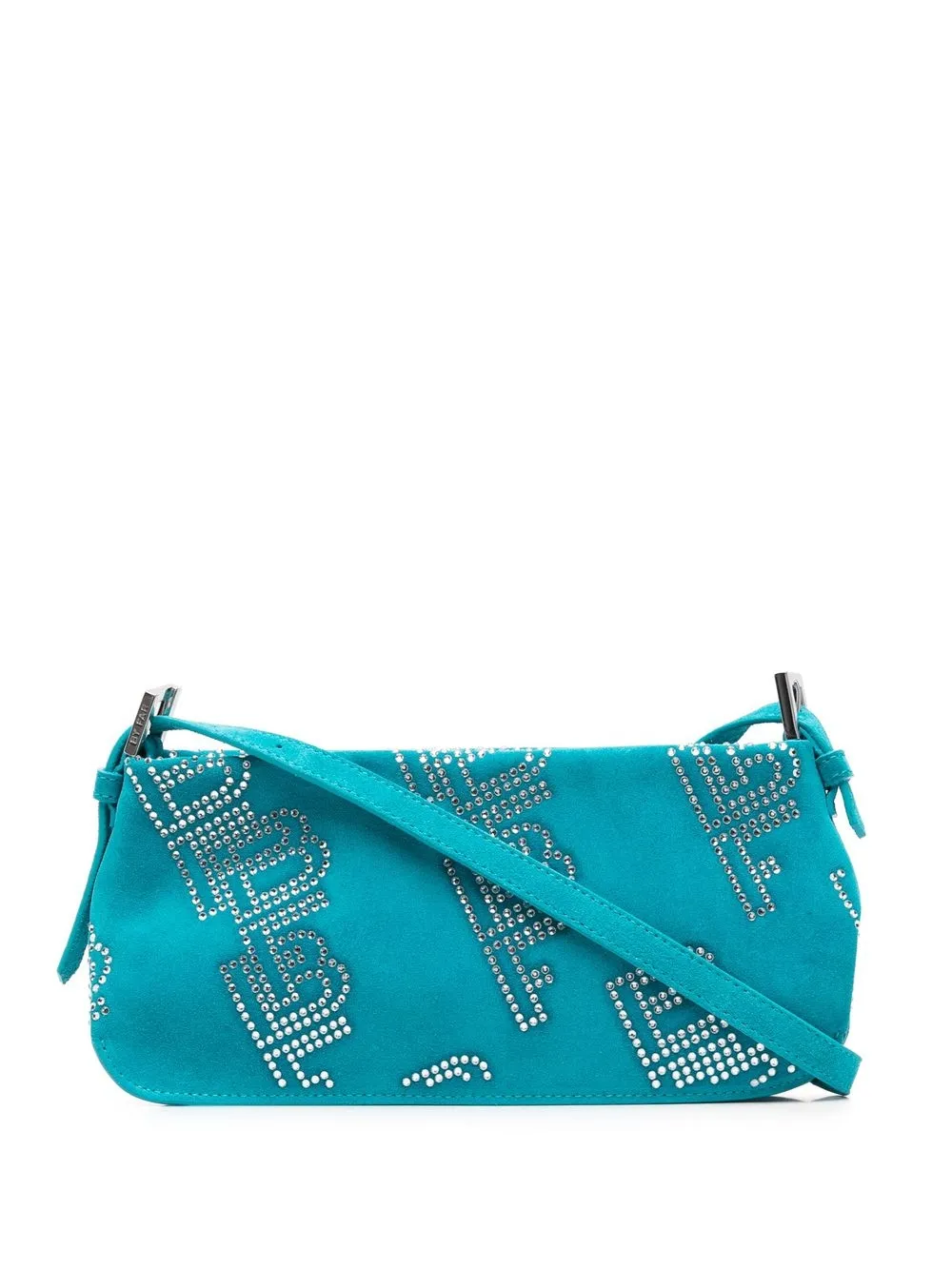 

BY FAR gem-logo shoulder bag - Blue