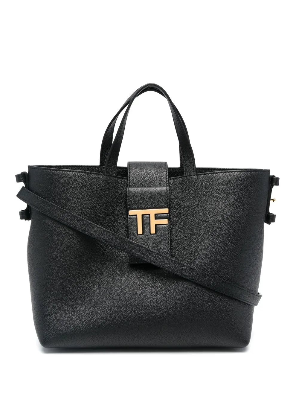 

TOM FORD bolsa de hombro con logo en relieve - Negro